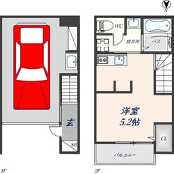 あんしん＋VieM八尾13-1005の物件間取画像